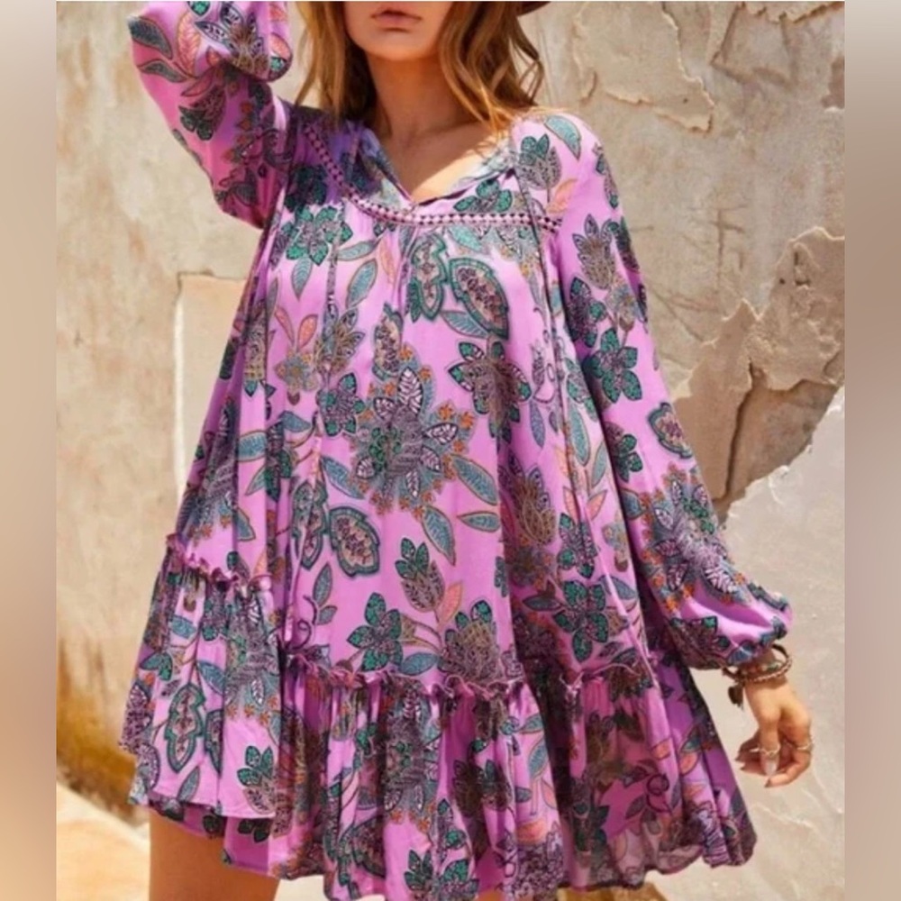 210 // Rustty Dustty Babydoll Dress // M